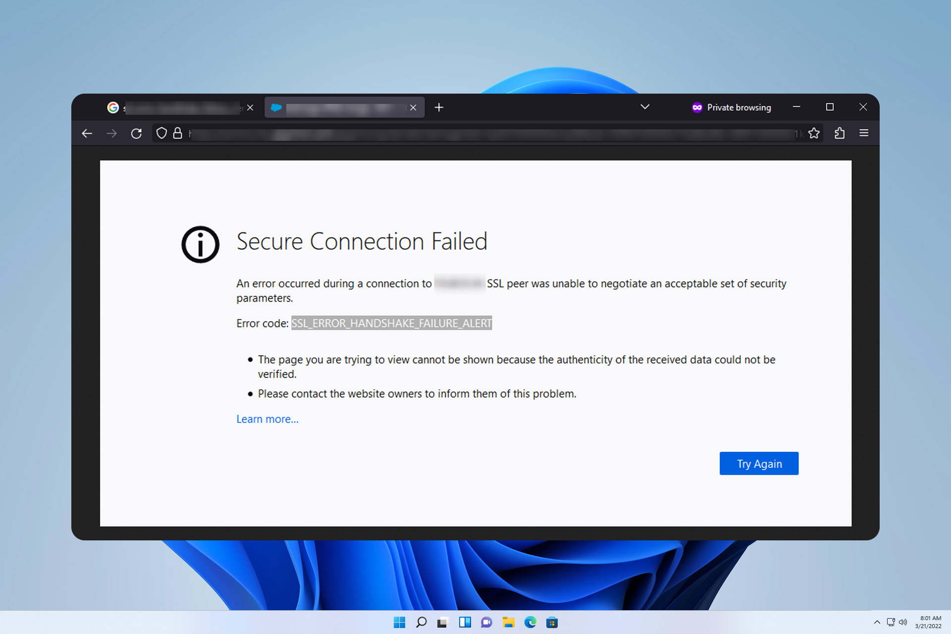 Come affrontare l’errore SSL ERROR HANDSHAKE FAILURE ALERT e BAD SSL ...